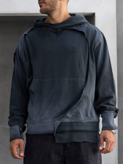 Мъжки сив Oversized суичър
